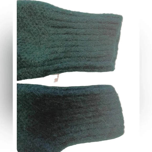 COS Alpaca Wool & Yak Fur Green Turtleneck Size  Small - Picture 5 of 9